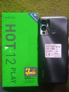 Infinix Hot 12 play  4+3 RAM __ 64 ROM