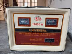 ac stabilizer new condition  12000 wats