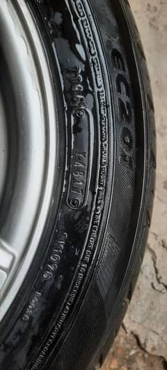 14 inch Dunlop Eco tires with rims