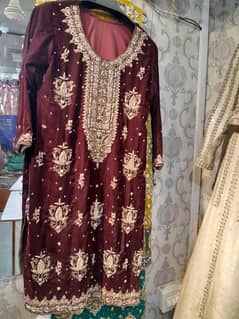 hand made zarii dress