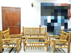 Beautiful Handcrafted Wooden Sofa set for Sale