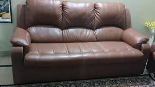 5 seatar sofa set pure lethar