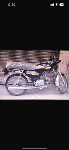 Rohi bike for sale 70 cc 2014 model Registered Kotli (A. k)