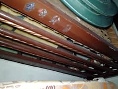 urgent sale 2 iron bed almost new