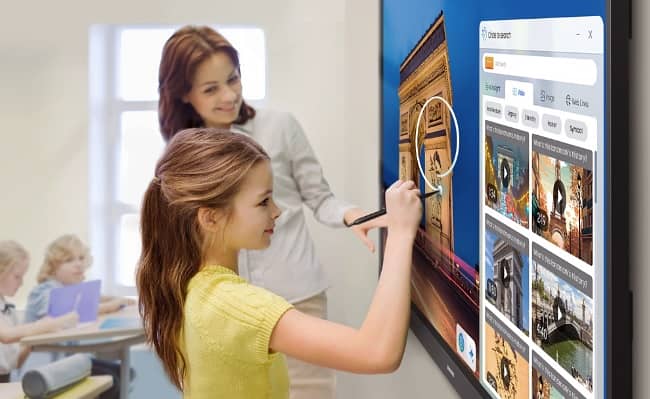 Digital Smart Board-Interactive Screen-Digital Kiosk Floor Standee- 0