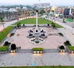 Sector F1 semi corner side and back open kanal plot for sale