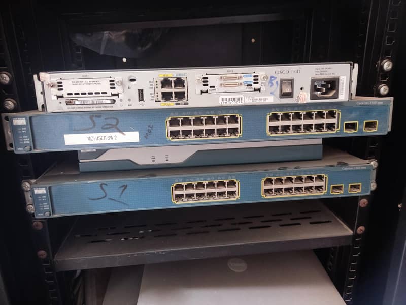 Combo Deal Networking Rack, Switch and Router 0