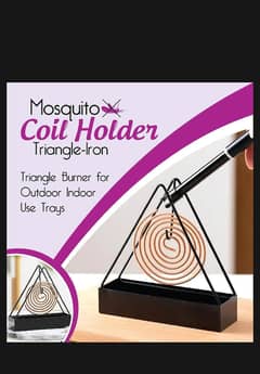 Mosquito coil holder.