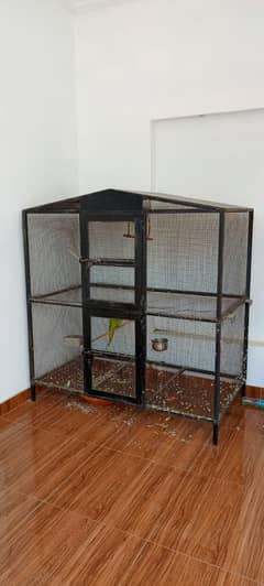 heavy steel cage