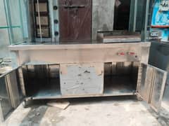 2 fryer one shawarma counter