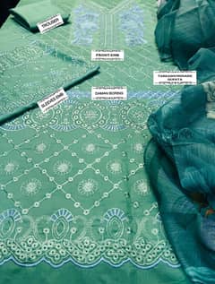 3Pc Fancy Suit | Lawn Embroidered Collection