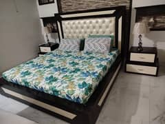 Double Bed Set with Dressing & Side Tables