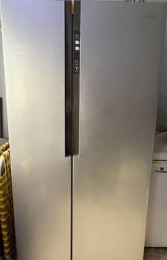 Haier Double Door Refrigerator Slightly Used in Good Working Condition