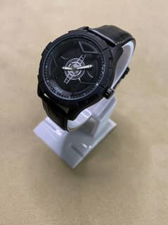 Black Mens watch with premium finishing ⌚