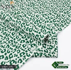 14 August (2 PCs women's unstitched printed suit