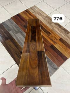 wooden floor Azam Interior laminated floor 8mm 3 strip wood floor