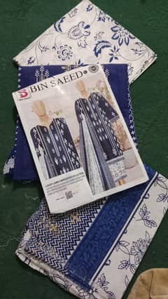 3pcs suit brand Bin Saeed