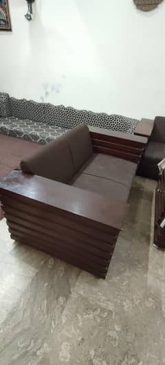 7 Seater Wooden Sofa Set