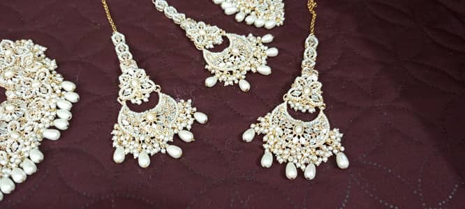 Heavy Bridal Set | Indian Kundan 5 piece set