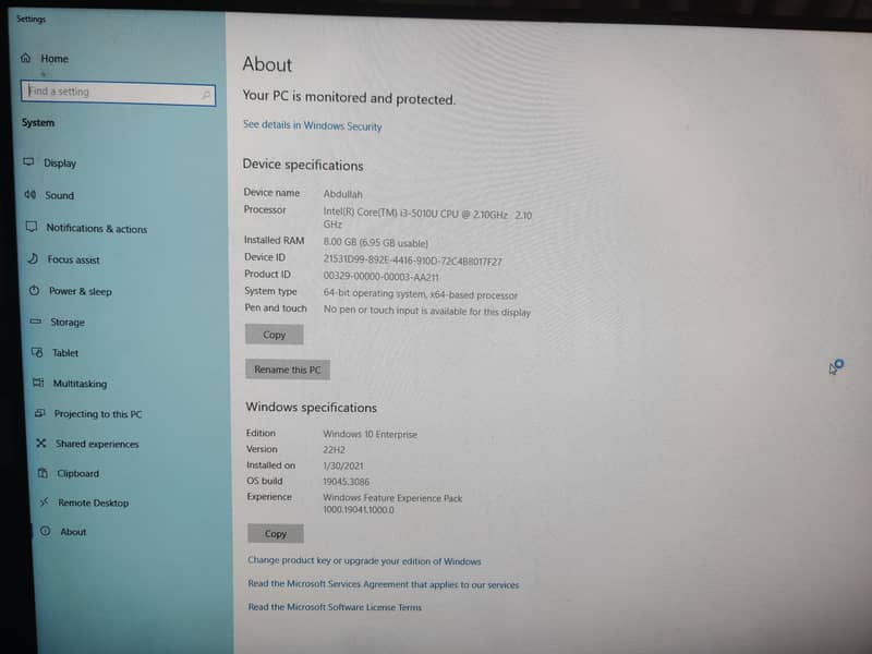 Intel NUC mini PC Core I3 5Th. Generation 1