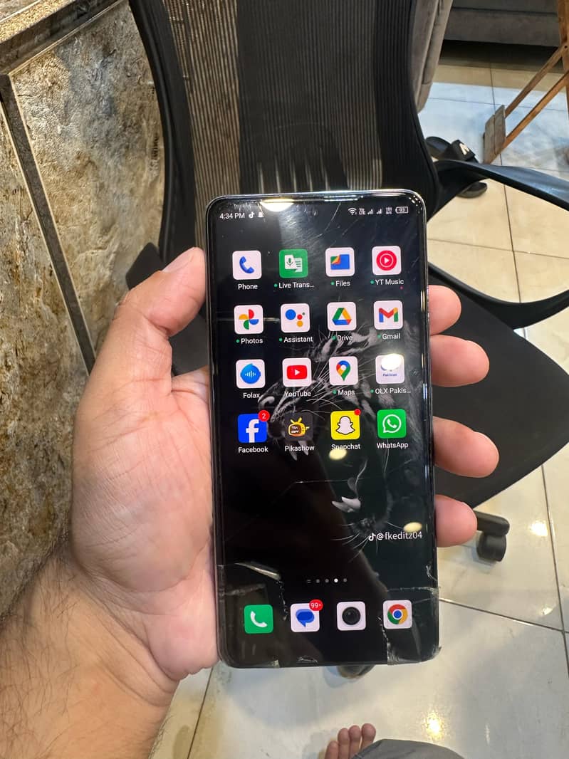 Infinix note 12 Vip With Box and adapter only 0