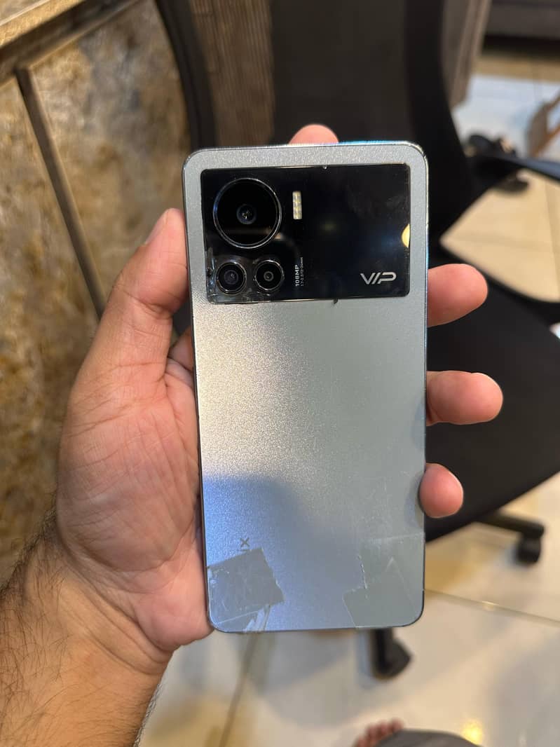 Infinix note 12 Vip With Box and adapter only 1