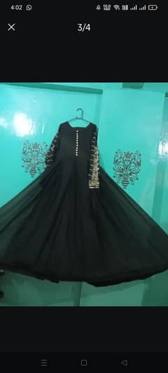 Black long maxi dress