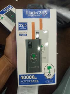 links 313 power bank model LK -125 40000 mah