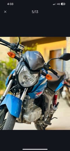 Suzuki GSX 125.8k driven 10/10 condition.