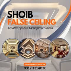 Gypsum ceiling | False ceiling | Pop | Wooden Ceiling | Plastic Paris