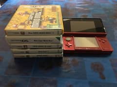 Nitendo 3Ds Uk model 100% original (unused best condition)with 5games