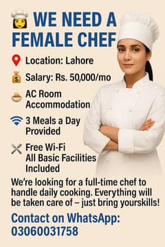 we need a chef