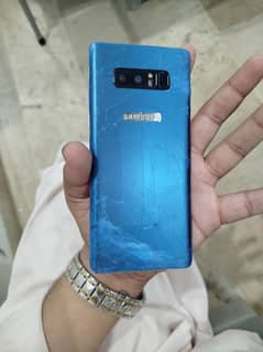 Samsung not8  official approved dual SIM  mobile in working condition