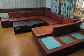 7 Seater Sofa Set With Table