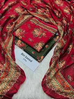 Lawn suits | 3pc suits | Bin Saeed lawn suits