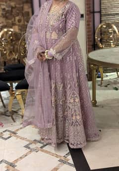 lilac colour large size maxi one time used just few hours
