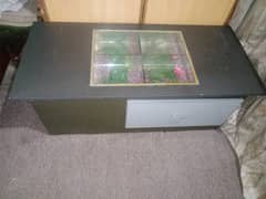 Bed,sofa 5 seater and a center table for sale