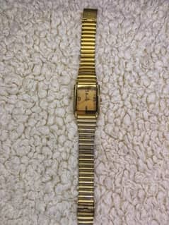Mema quartz 22k gold plated watch from dubai