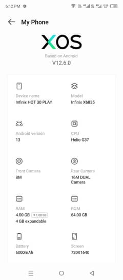 Infinix HOT 30 Play