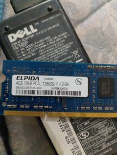 8 GB DDR 3 Ram and Dell 60w charger