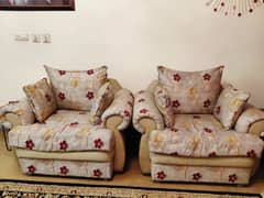 7 - Seater Sofa Set - Used, Price Negotiable