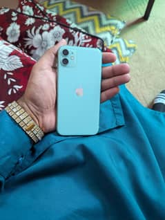 IPHONE 11 , 128 GB ,SEA GREEN 10/10 NON  PTA , Bilkul sheesha Mobile