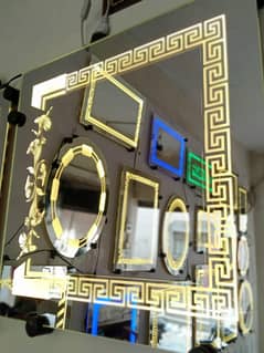 Led mirror fancy look
