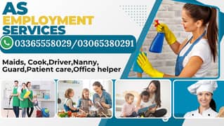 Maids / House Maids / cook / House chef / Baby Sitter maid available
