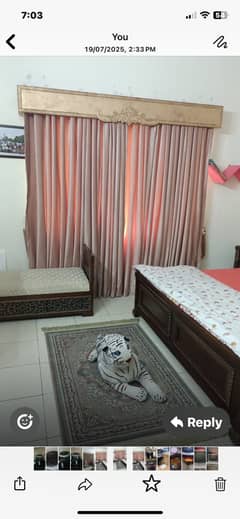 Curtain Wooden boxes