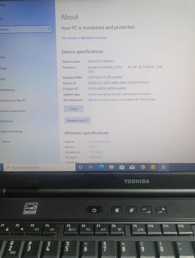 Toshiba Tecra A11 Working Station Total new condition 0