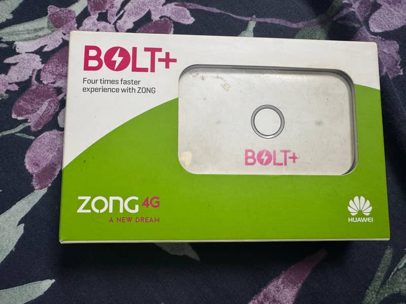 Zong bolt+ device all network unlock in new and working condition 0