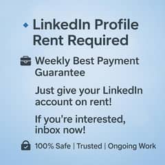  Rent Your LinkedIn – Earn Weekly!