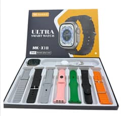 Smart Watch Ultra-MK X18 Latest Smartwatch with 8 different Starps