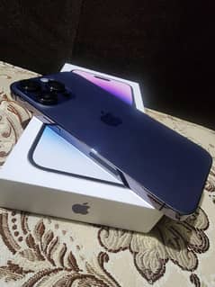 apple iPhone 14 pro max official PTA approved 256 GB 10 by 10 totally